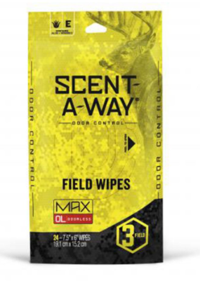 Scent-A-way Max Field Wipes