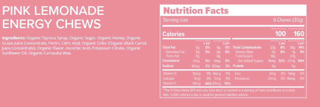 Honey Stinger Organic Energy Chews
