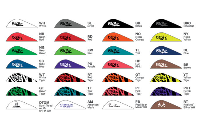 Bohning Blazer Vanes - 2" 36pk