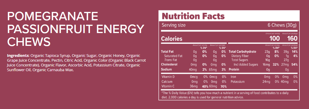 Honey Stinger Organic Energy Chews