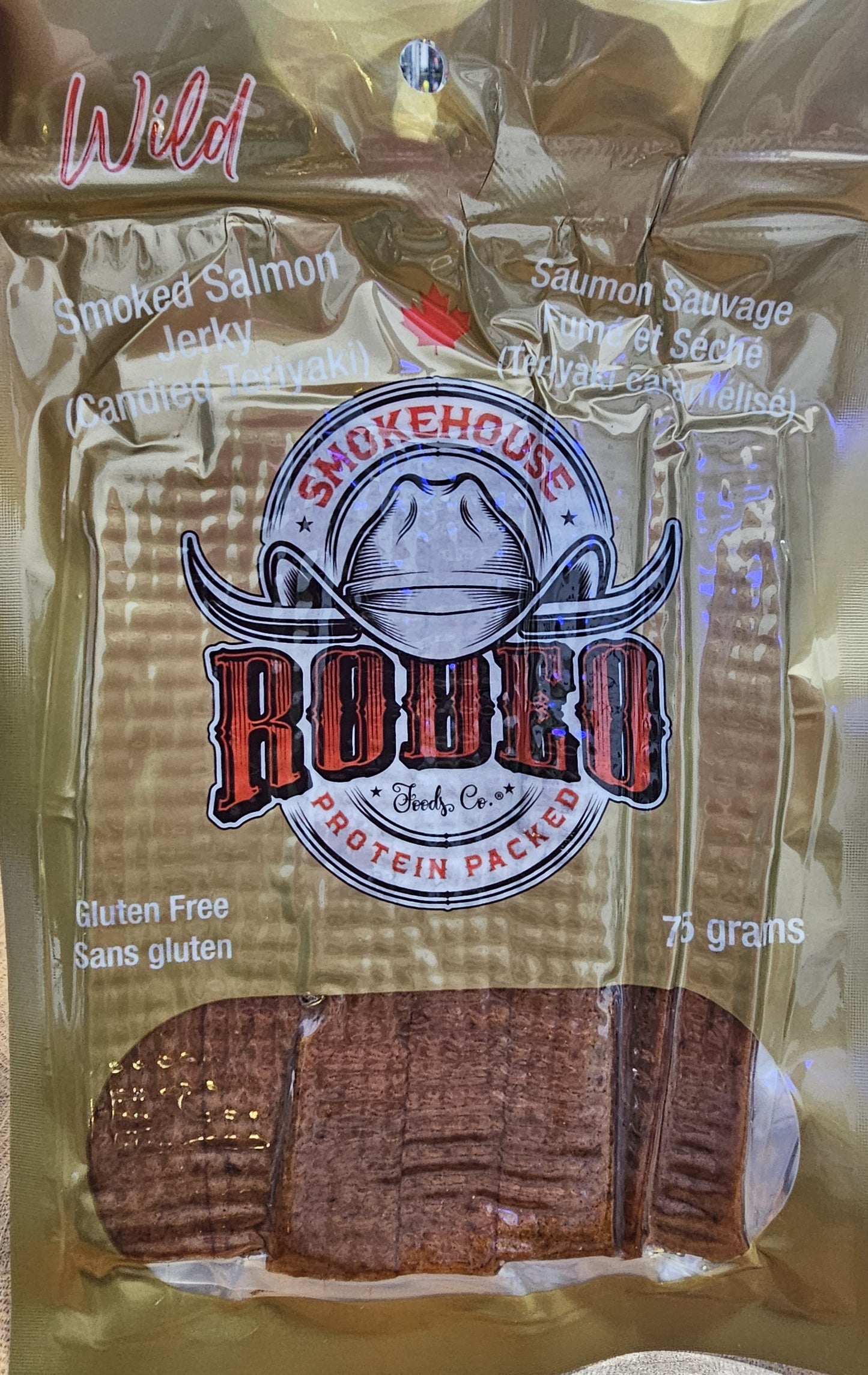 Rodeo Jerky Wild Smoked Salmon Jerky