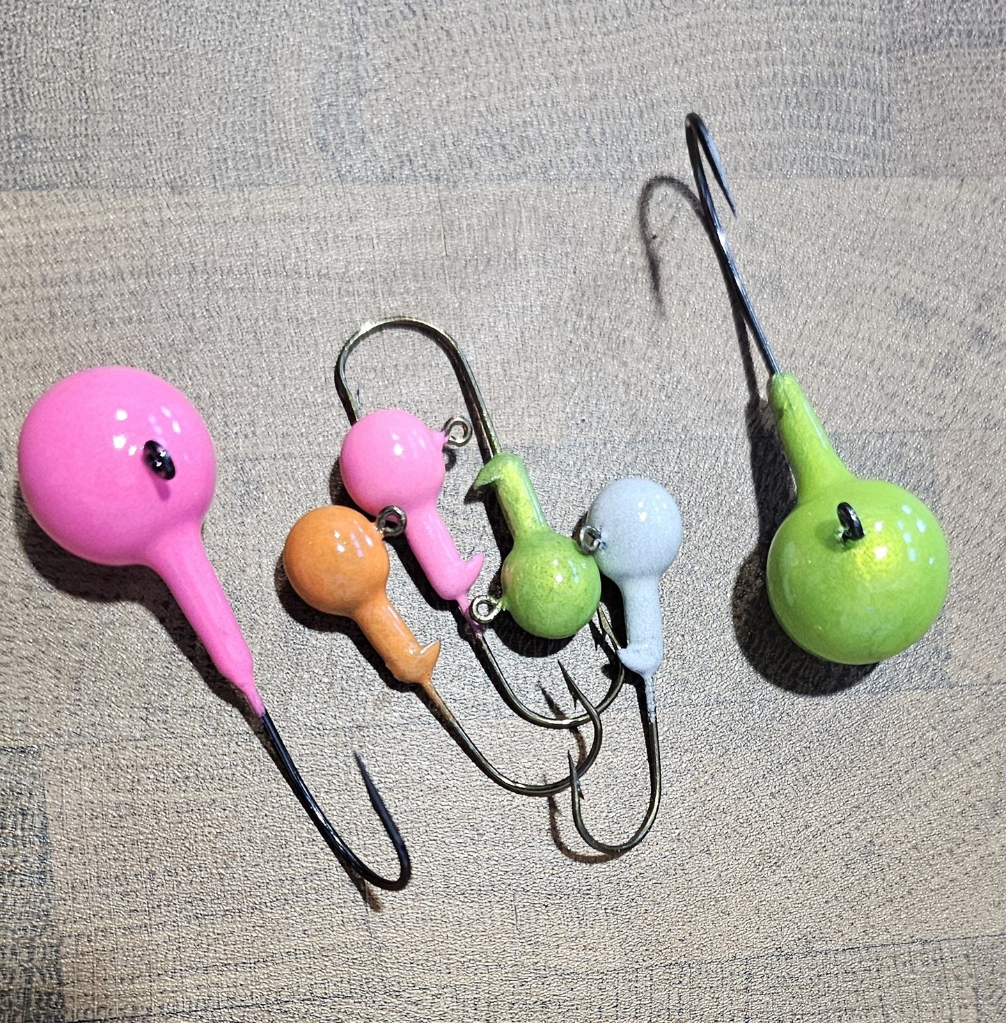 Hooked Up Super Glow Jig Heads