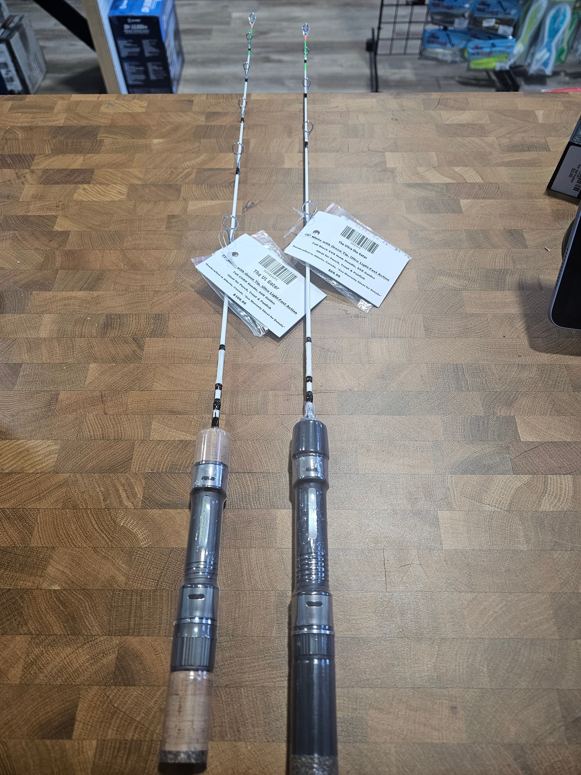custom ice fishing rods canada Gater's Ultra Lite Custom Ice Rods – HookedUp Fishing Gear Archery