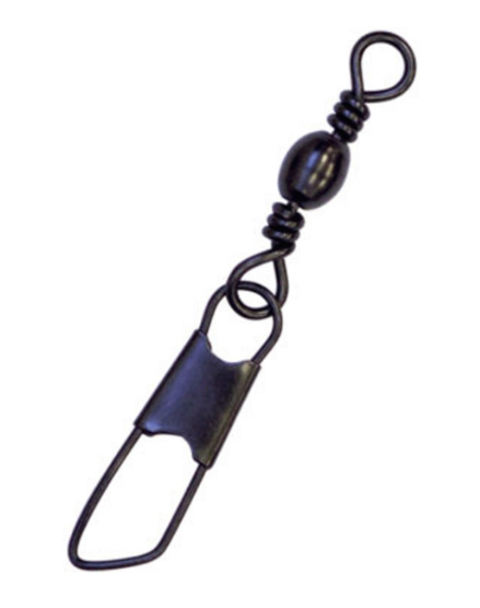 Eagle Claw Barrel Swivel with Safety Snap