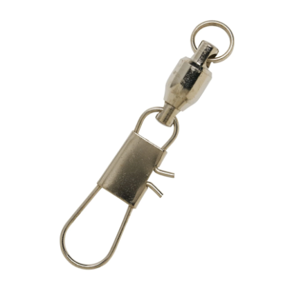 Eagle Claw Swivel with interlock Snap Nickel