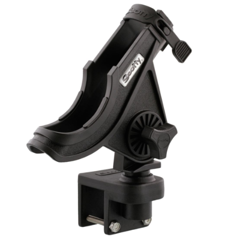 Scotty Baitcaster/Spinning Rod Holder with Square Rail Mount