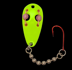 Get'n Hook'd Lures Alien Glow Jig Spoon