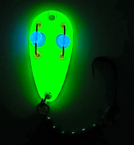 Get'n Hook'd Lures Alien Glow Jig Spoon