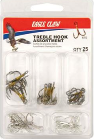 Treble Hook Assortment - 25pk