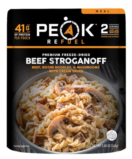 Peak Refuel Meals - Beef Stroganoff