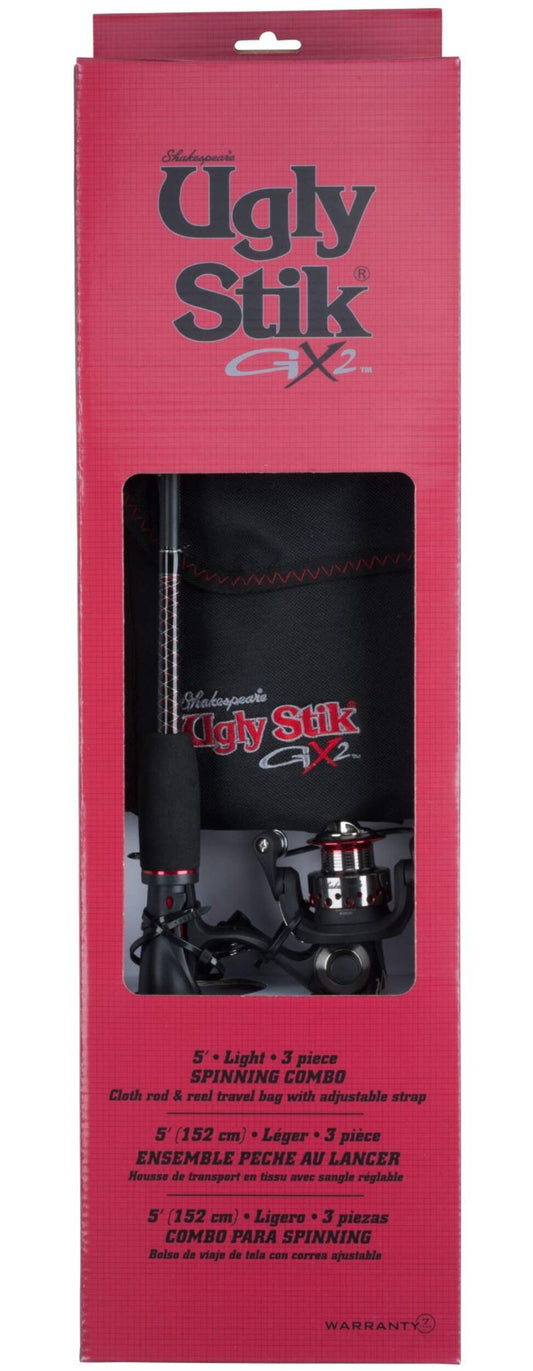 Shakespeare Ugly Stik GX2 Travel Kit 6'6", Med 4pc